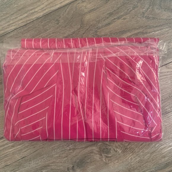 NWT DU JOUR SCOOP-NECK STRIPED RUFFLE DRESS VERY BERRY 12‎ - Picture 15 of 15